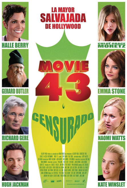 Movie 43 (2013)_2 Poster Canvas Movie Film Print A0 A1 A2 A3 A4 A5 A6 Art Wall D