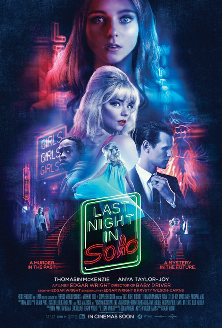 Last Night in Soho 3 Poster Canvas Movie Film Print A0 A1 A2 A3 A4 A5 A6 Art Wal