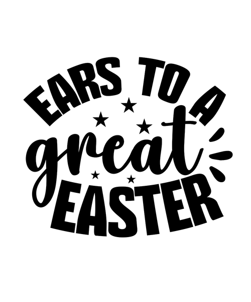 Ears to a Great Easter-01 (2) Poster Canvas Movie Film Print A0 A1 A2 A3 A4 A5 A
