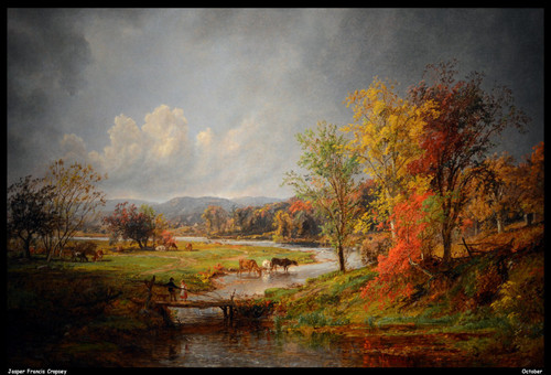 jasper-francis-cropsey---october--jpb_23593752633_o(1) Poster Canvas Movie Film
