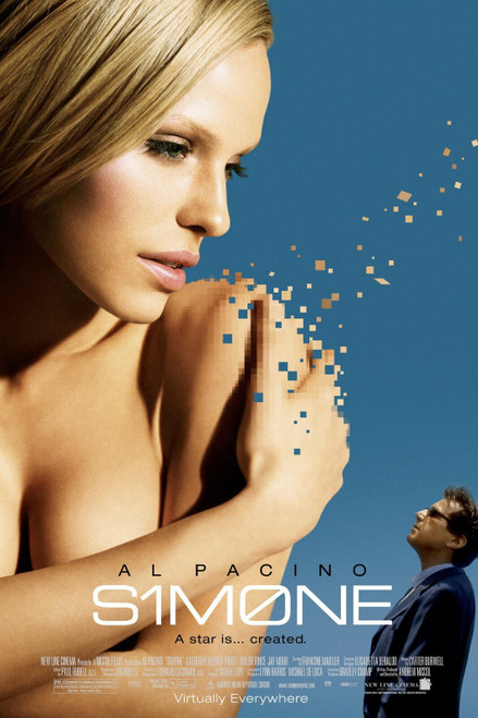 S1m0ne (2002)_1 Poster Canvas Movie Film Print A0 A1 A2 A3 A4 A5 A6 Art Wall Dec