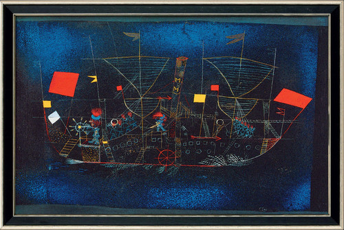 Paul Klee - The Adventure Ship Poster Canvas Movie Film Print A0 A1 A2 A3 A4 A5