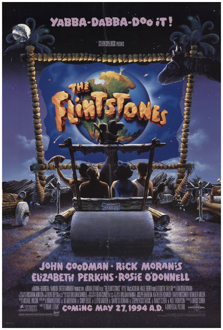 The Flintstones (1994)_1 Poster Canvas Movie Film Print A0 A1 A2 A3 A4 A5 A6 Art