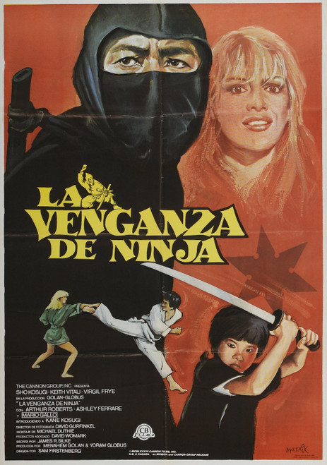 Revenge of the Ninja (1983)_2 Poster Canvas Movie Film Print A0 A1 A2 A3 A4 A5 A