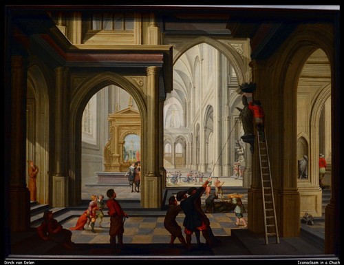 dirck-van-delen---iconoclasm-in-a-chuch--jpb_27479729054_o(1) Art Gallery Poster
