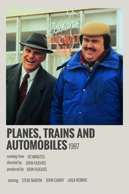 PLANES, TRAINS AND AUTOMOBILES (1987) 6 Poster Canvas Movie Film Print A0 A1 A2