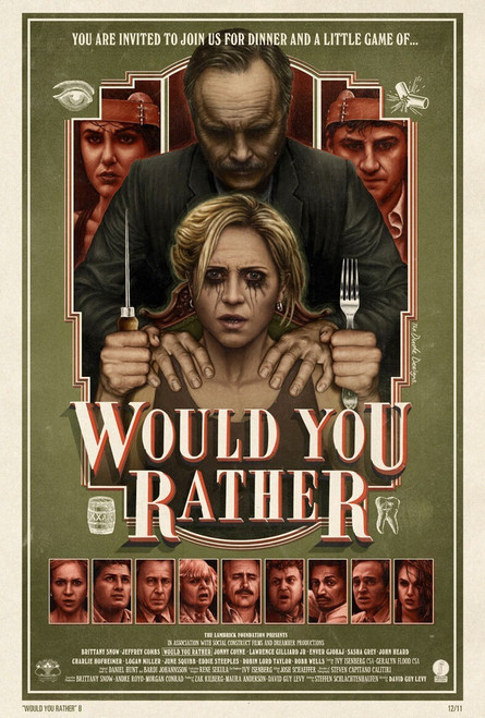 Would You Rather (2013)_3 Poster Canvas Movie Film Print A0 A1 A2 A3 A4 A5 A6 Ar