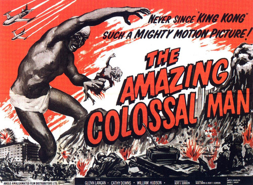 The Amazing Colossal Man (1957)_1 Poster Canvas Movie Film Print A0 A1 A2 A3 A4