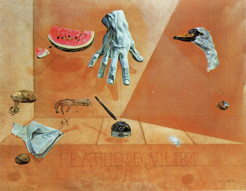 Feather Equilibrium Dali 1947