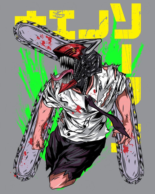ChainsawMan (9) Poster Canvas Fanmade Prints A0 A1 A2 A3 A4 A5 A6