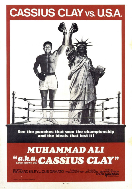 A.k.a. Cassius Clay (1970)_1 Movie Film Poster Canvas iconic design