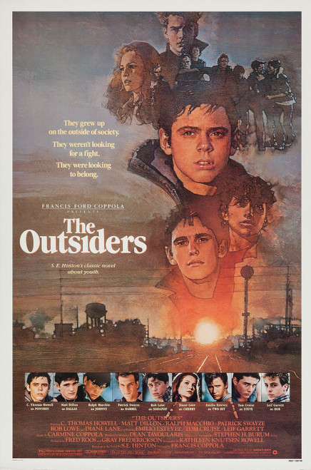 The Outsiders (1983)_2 Poster Canvas Movie Film Print A0 A1 A2 A3 A4 A5 A6 Art W