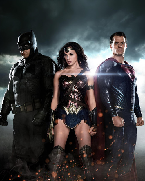 batman vs superman and wonderwoman (1) Poster Canvas Movie Film Print A0 A1 A2 A