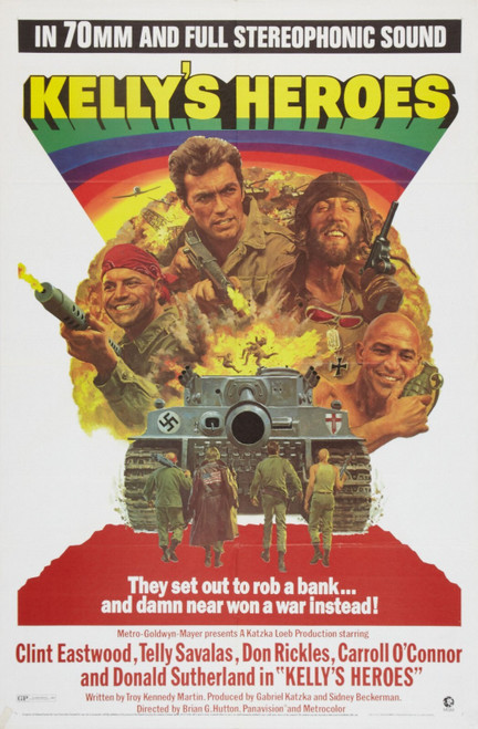 Kelly_s Heroes (1970)_2 Poster Canvas Movie Film Print A0 A1 A2 A3 A4 A5 A6 Art