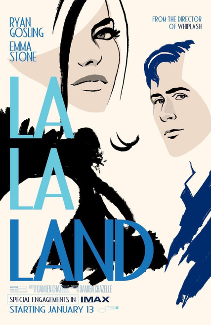 La La Land (2016)_10 Poster Canvas Movie Film Print A0 A1 A2 A3 A4 A5 A6 Art Wal