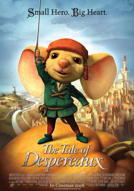 The Tale of Despereaux (2008)_2 Poster Canvas Movie Film Print A0 A1 A2 A3 A4 A5