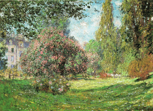 Monet- The Parc Monceau, Paris Poster Canvas Movie Film Print A0 A1 A2 A3 A4 A5