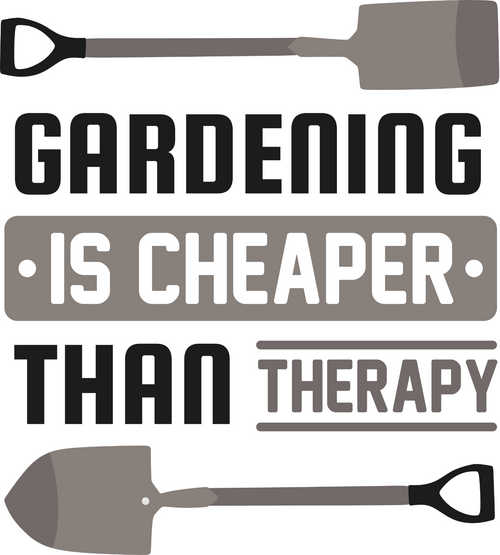 Gardening is Cheaper Personalized Poster Canvas Print A0 A1 A2 A3 A4 A5 A6 Art W