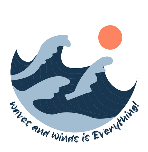 Waves and Winds is Everything Poster Canvas Movie Film Print A0 A1 A2 A3 A4 A5 A