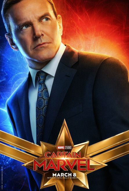 Captain Marvel (2019)_13 Movie Film Poster Canvas iconic design