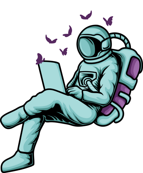 132. Work with Butterflies in Space Poster Canvas Movie Film Print A0 A1 A2 A3 A