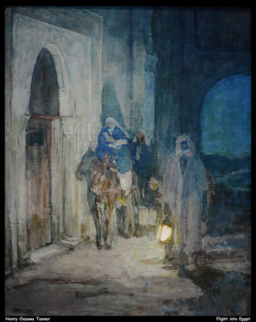 henry-ossawa-tanner---flight-into-egypt--jpb_20450714910_o(1) Poster Canvas Movi