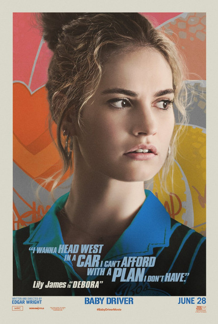 Baby Driver (2017)_9 Movie Film Poster Canvas iconic design