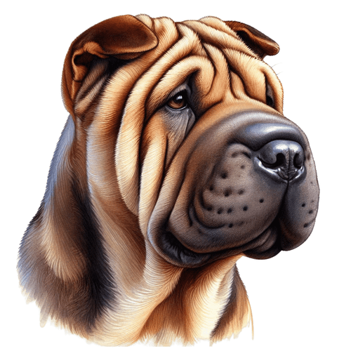 139 Chinese Shar-Pei Poster Canvas Movie Film Print A0 A1 A2 A3 A4 A5 A6 Art Wal