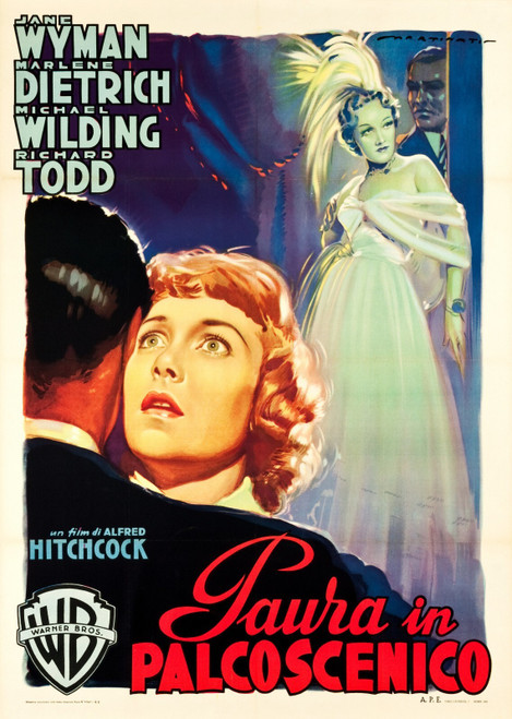 Stage Fright (1950)_3 Poster Canvas Movie Film Print A0 A1 A2 A3 A4 A5 A6 Art Wa