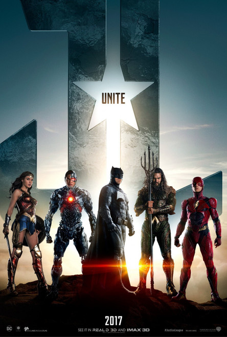 Justice League (2017)_7 Poster Canvas Movie Film Print A0 A1 A2 A3 A4 A5 A6 Art