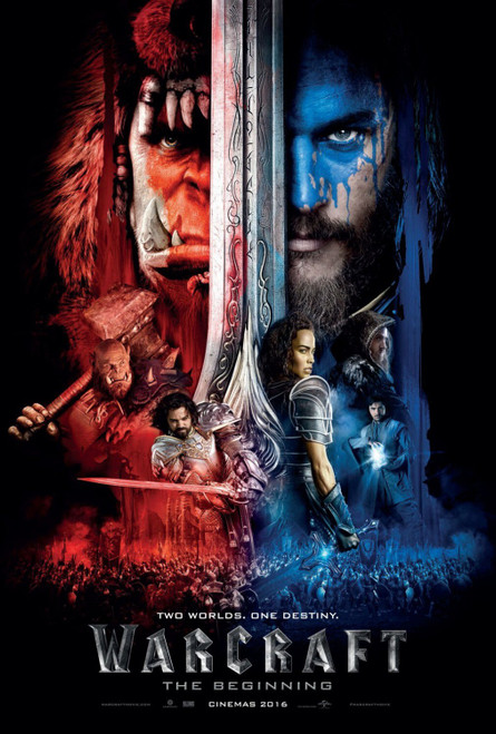 Warcraft (2016)_9 Poster Canvas Movie Film Print A0 A1 A2 A3 A4 A5 A6 Art Wall D