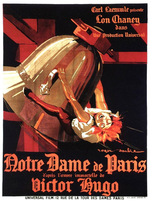 The Hunchback of Notre Dame (1923)_3 Poster Canvas Movie Film Print A0 A1 A2 A3