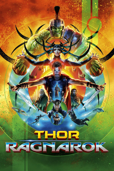 Thor Ragnarok 2- Poster (A0-A4) Film Movie Picture Art Wall Decor Actor