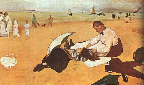At_the_Beach_CGF Poster Canvas Print Art Painting Decor Reprint wall A0 A1 A2 A3