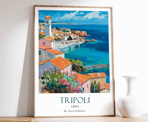 4_Tripoli Print, Tripoli Travel Poster, Middle East Travel Print, Islamic Decor,