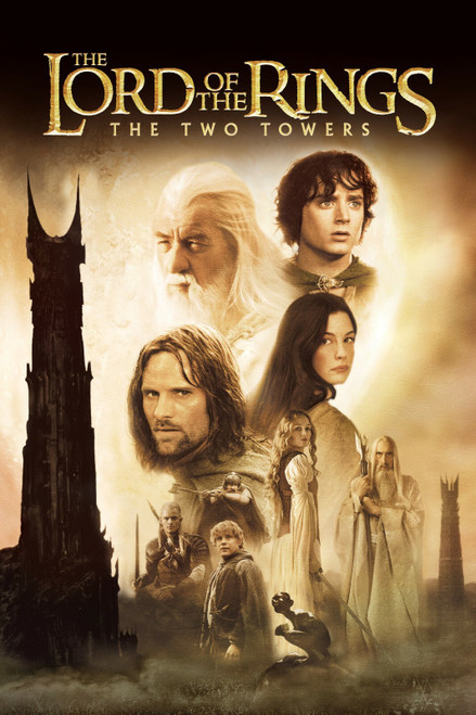 LordOfTheRingsTwoTowers- Poster (A0-A4) Film Movie Picture Art Wall Decor Actor