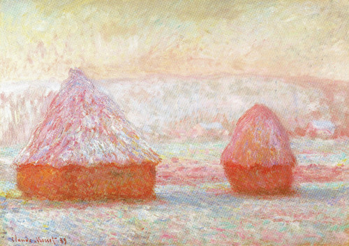 Claude Monet - Haystack Version 2 1897 Poster Canvas Movie Film Print A0 A1 A2