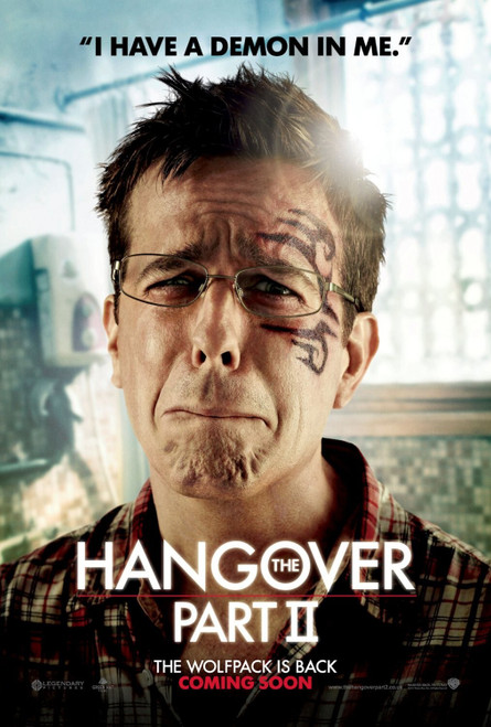 The Hangover Part II (2011)_5 Poster Canvas Movie Film Print A0 A1 A2 A3 A4 A5 A
