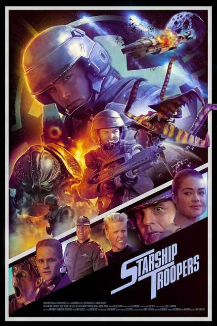 starship troopers 2 Poster Canvas Movie Film Print A0 A1 A2 A3 A4 A5 A6 Art Wall