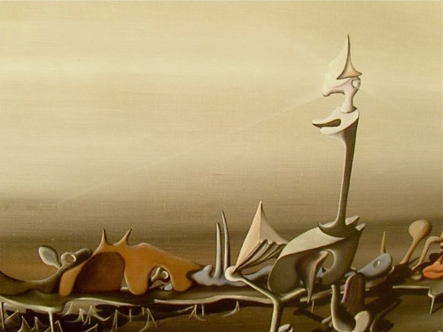 Yves Tanguy - The Doubter Poster Canvas Movie Film Print A0 A1 A2 A3 A4 A5 A6 Ar