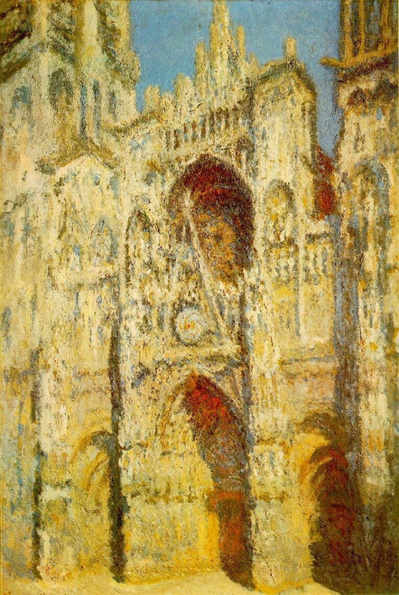 MONET-Claude-1894-Rouen-Cathedral2 Poster Canvas Movie Film Print A0 A1 A2 A3 A4