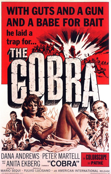 The Cobra (1968)_0 Poster Canvas Movie Film Print A0 A1 A2 A3 A4 A5 A6 Art Wall