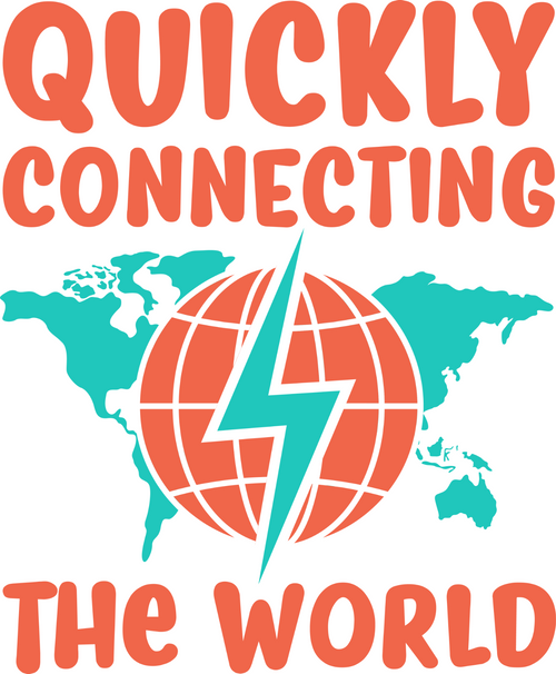 Quickly Connecting the World Poster Canvas Movie Film Print A0 A1 A2 A3 A4 A5 A6