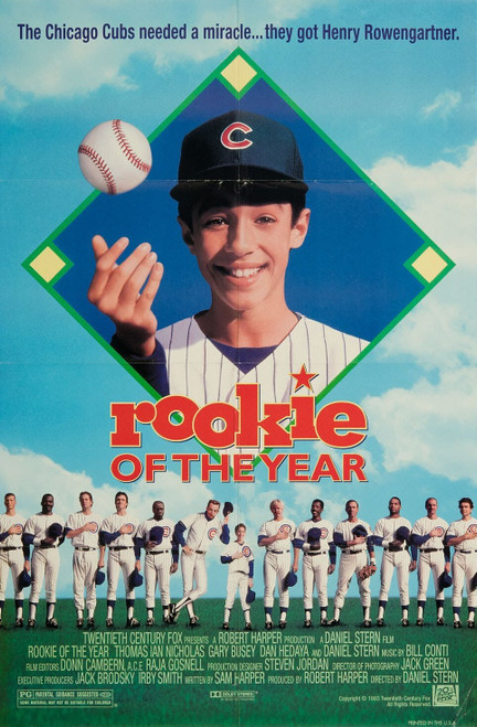 Rookie of the Year (1993)_1 Poster Canvas Movie Film Print A0 A1 A2 A3 A4 A5 A6