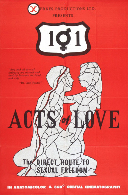 101 Acts Of Love 01 Poster Canvas Movie Film Print A0 A1 A2 A3 A4 A5 A6 Art Wall