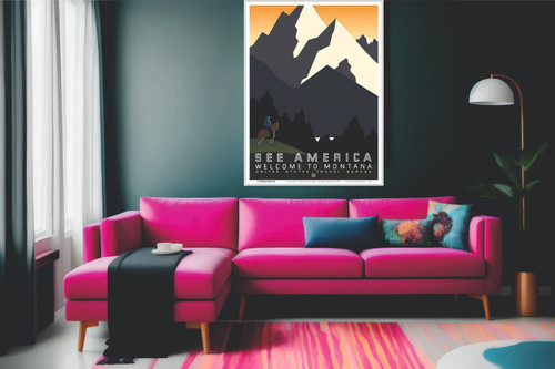 Travel mockup Poster Canvas Movie Film Print A0 A1 A2 A3 A4 A5 A6 Art Wall Decor