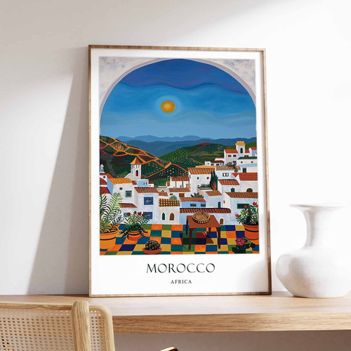 10_Morocco Poster, Islamic Decor, Islamic Art, Middle Eastern Art, Morocco Gift,