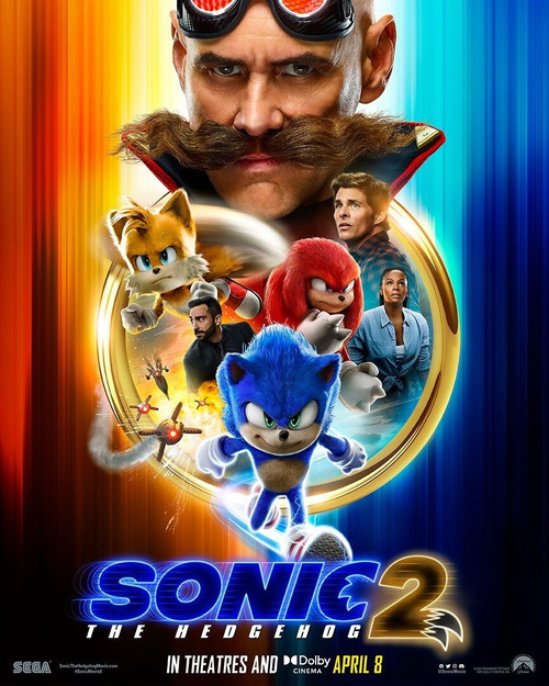 Sonic the Hedgehog 2 (2022)_23 Poster Canvas Movie Film Print A0 A1 A2 A3 A4 A5