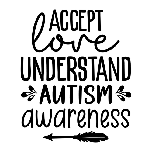 Accept Love Understand Autism Awareness-01 Poster Canvas Movie Film Print A0 A1