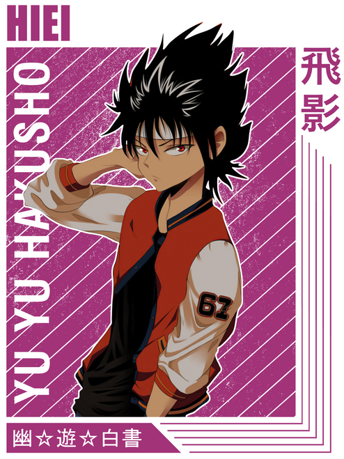 Hiei 10 Poster Canvas Fanmade Prints A0 A1 A2 A3 A4 A5 A6